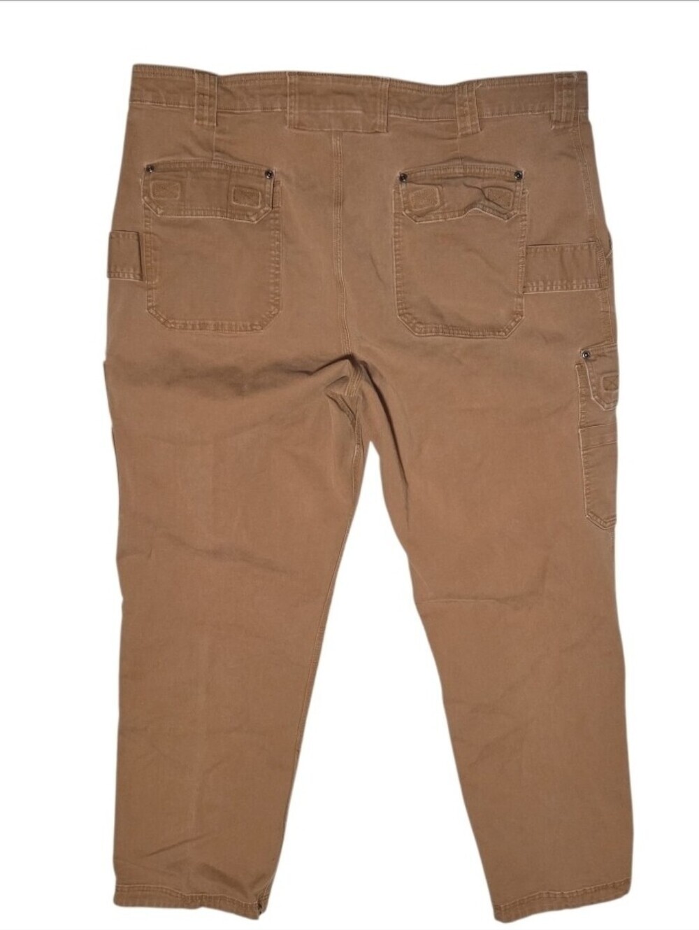 Duluth Trading Mens Fire Hose Brown Cargo Work Pants Size 42x34 - Picture 2 of 5